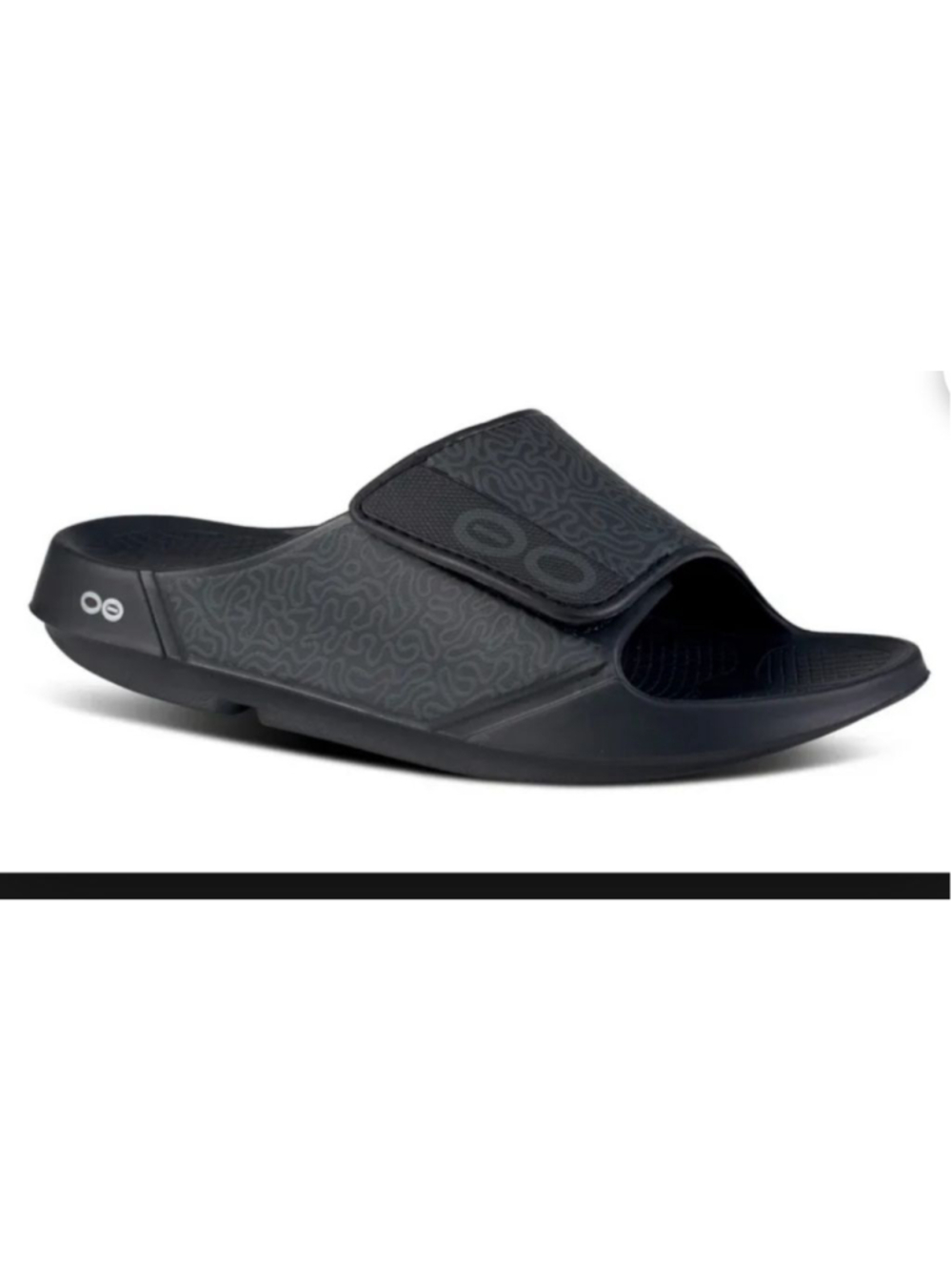 OOFOS OOahh Limited Sport Flex recovery slides -black labyrinth pattern
Mens sz8
